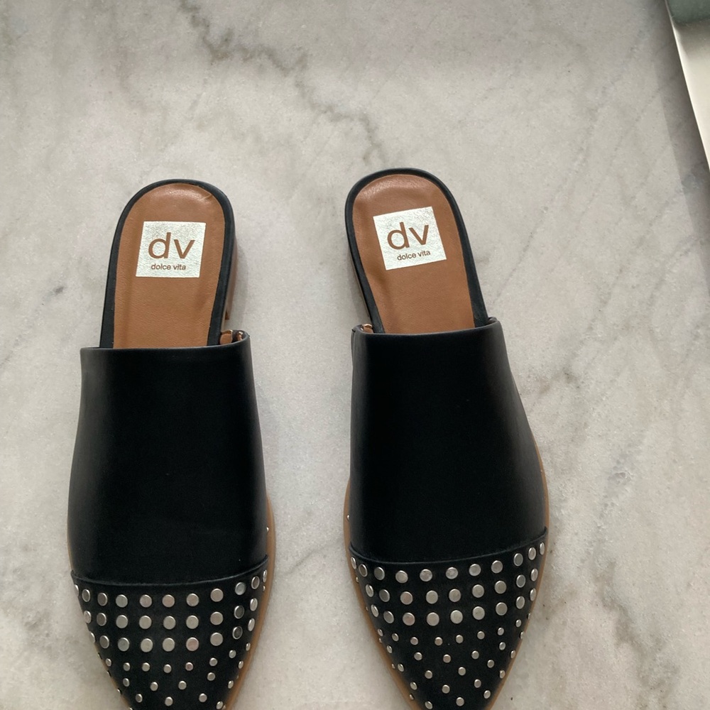 Dolce Vita Black Studded Women's Shoes